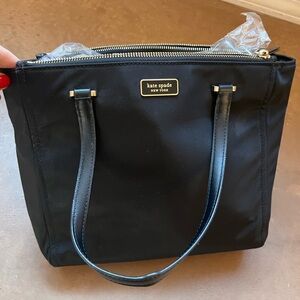 Kate Spade Black Nylon Tote